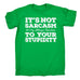 123t Men's It's Not Sarcasm To Your Stupidity Funny T-Shirt