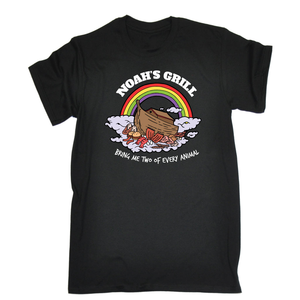 123t Men's Noah's Grill Bring Me Two Of Every Animal Funny T-Shirt