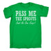 123t Men's Pass Me The Sprouts Said No One Ever ! Funny T-Shirt