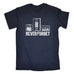 123t Men's Never Forget Floppy VHS Cassette Design Funny T-Shirt