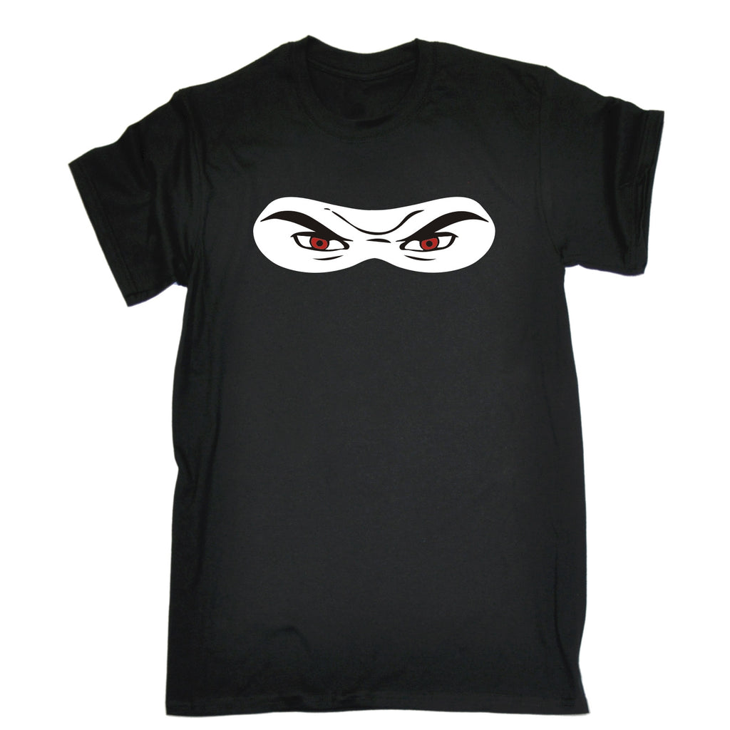 123t Men's Ninja Eyes Design Funny T-Shirt