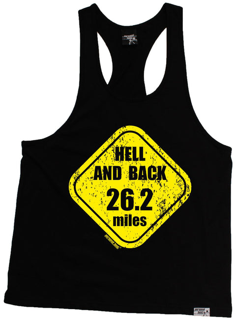 Personal Best Hell And Back 26.2 Miles Running Men's Tank Vest