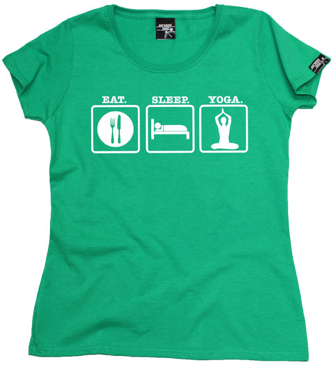 Personal Best Women's Eat Sleep Yoga Training T-Shirt