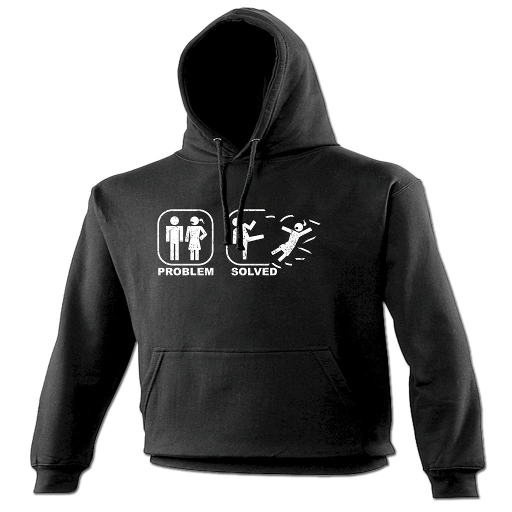 123t Problem Solved Sparta Kick Woman Design Funny Hoodie