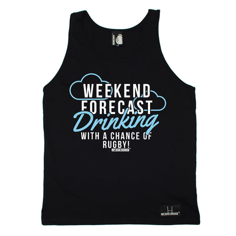 Up And Under Weekend Forecast Drinking With A Chance Of Rugby Vest Top