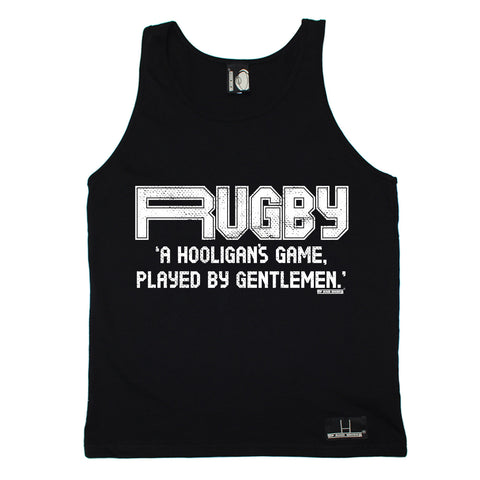 Up And Under A Hooligan's Game Played By Gentlemen Rugby Vest Top