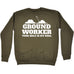 123t Ground Worker Your Hole Is My Goal Funny Sweatshirt