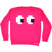 123t Pixelated Eyes Design Funny Sweatshirt