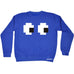 123t Pixelated Eyes Design Funny Sweatshirt