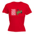 123t Women's T-Rex Hates Bench Pressing Weight Lifting Design Funny T-Shirt