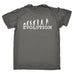 123t Men's Evolution Decorator Funny T-Shirt