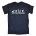 123t Men's Evolution Paintballer Funny T-Shirt