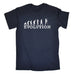 123t Men's Evolution Decorator Funny T-Shirt