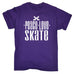123t Men's Peace Love Skate Funny T-Shirt